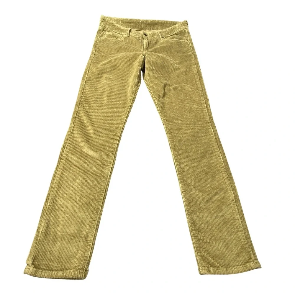 Levis Corduroy Pants‎ Fits 34x30 Cotton Beige Casual Regular Tapered Cut Red Tab